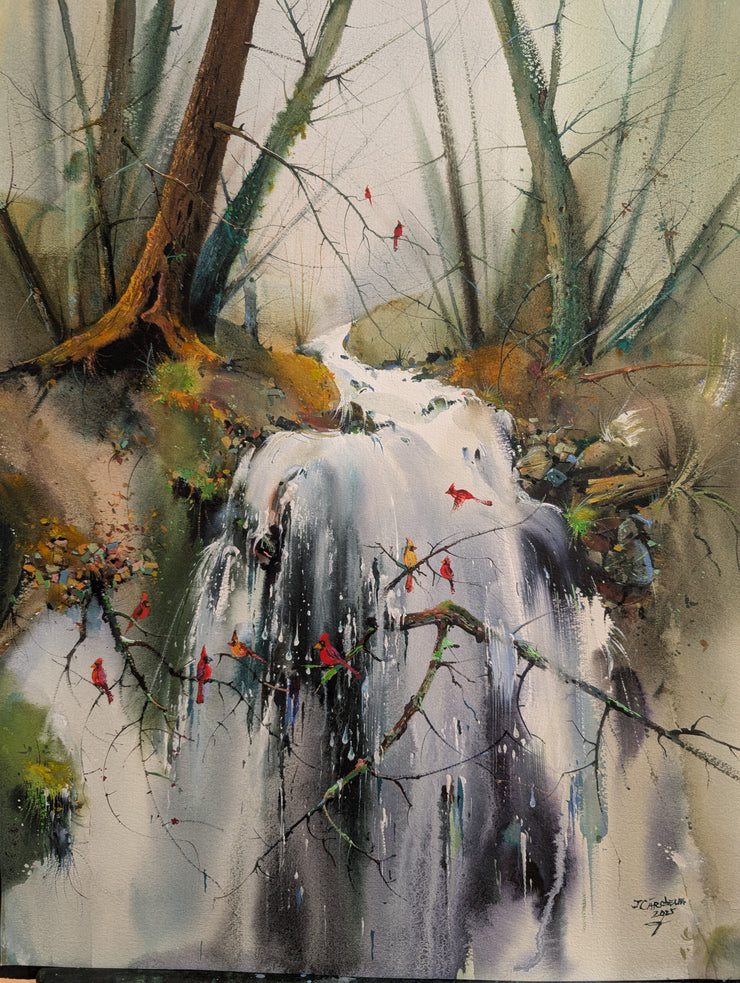 Ion Carchelan-Red Cardinals and The Song of The Thaw