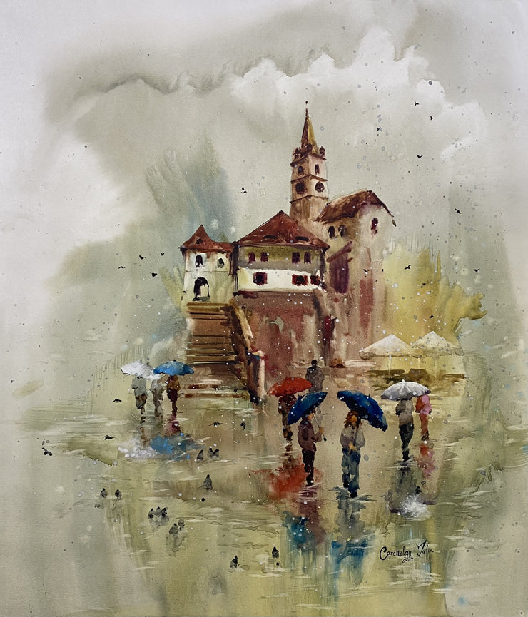 Iulia Carchelan-Legendary places. Foggy Sibiu
