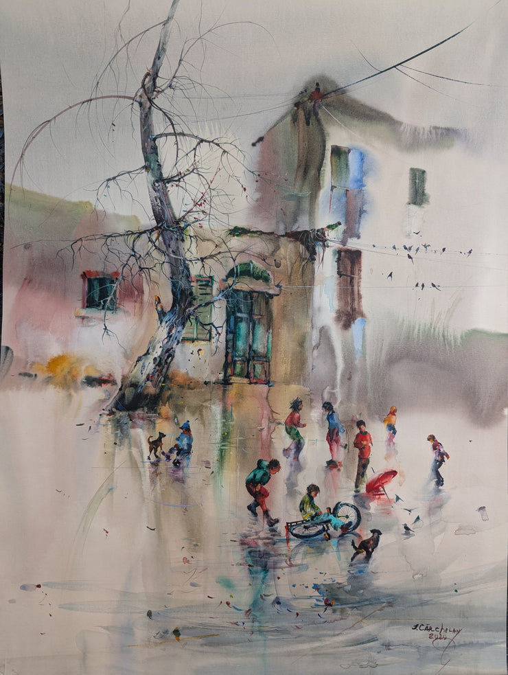Ion Carchelan-The Dance of Happy Children After Rain