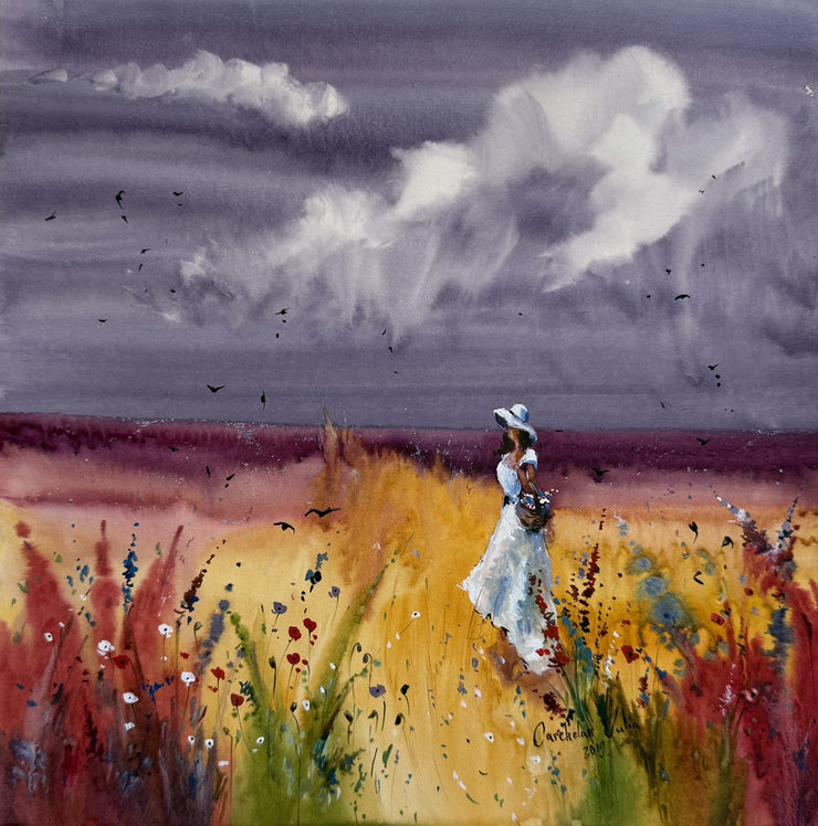 Iulia Carchelan- The Queen of Flowers -Unframed