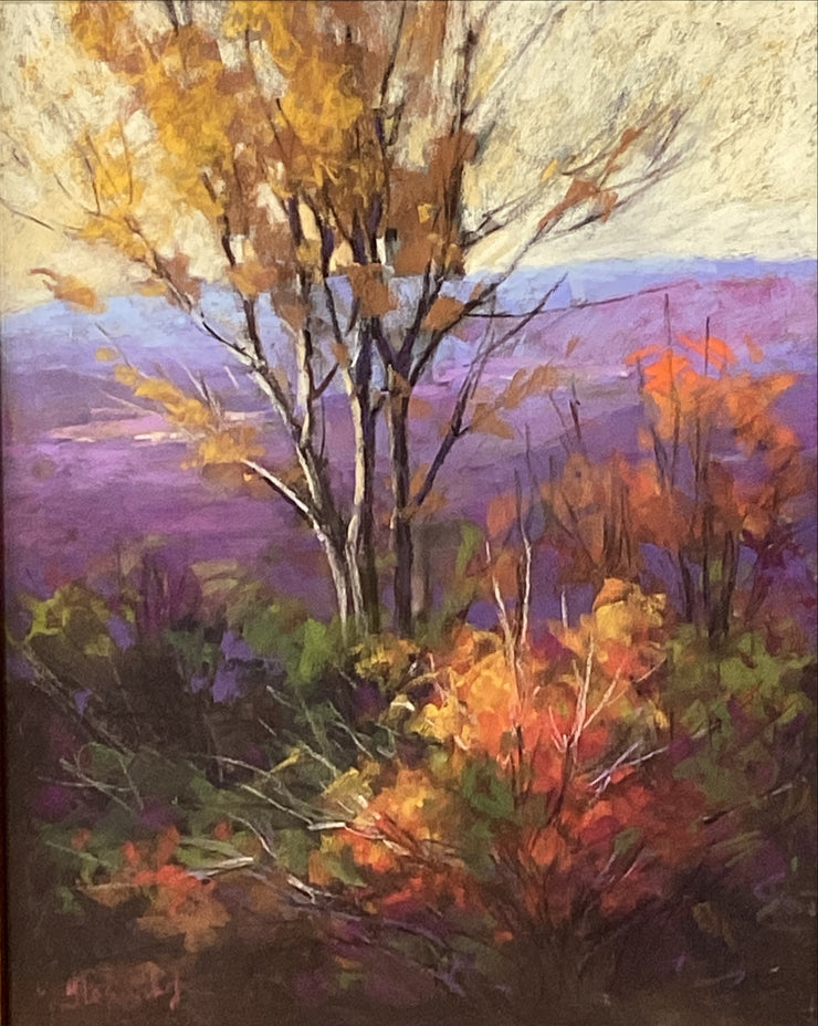 October In The Blue Ridge Mountains (Pastel)
