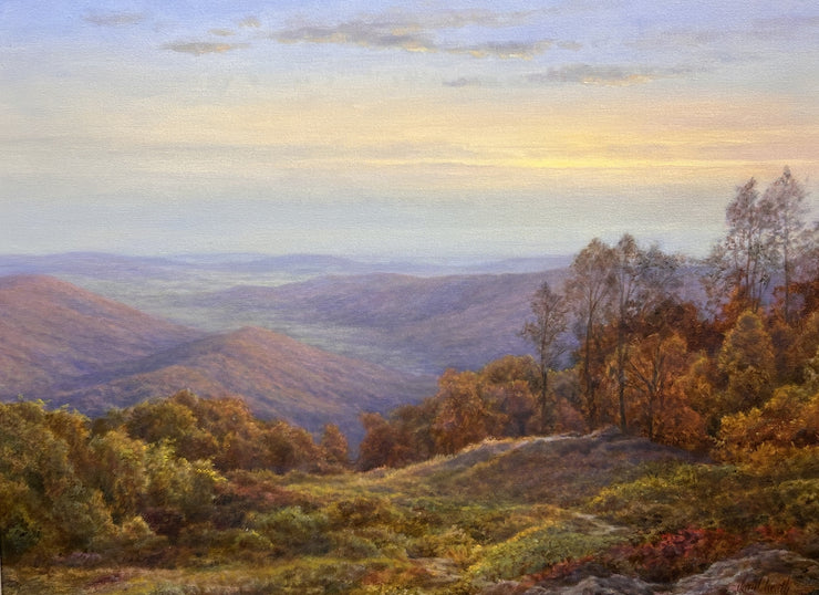David Heath-Skyline At Autumn (Mt Marshal)