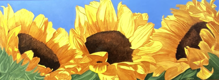 Sun Bathers (Large Sunflowers)