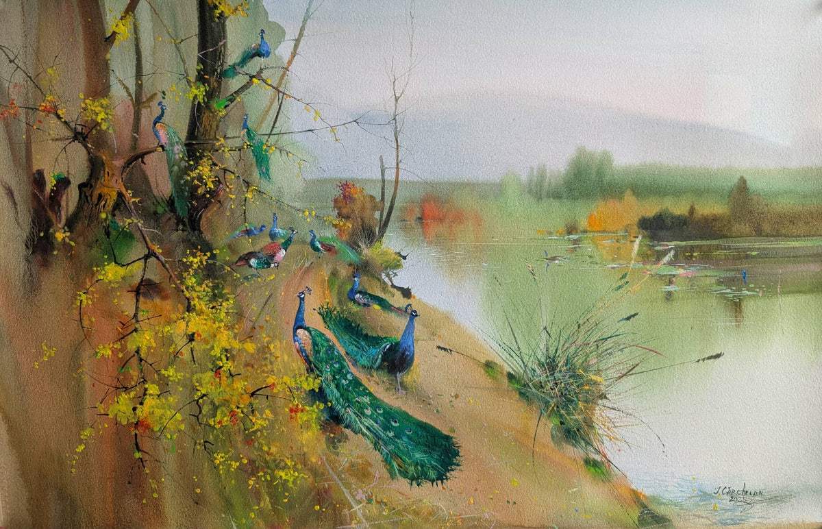 Ion Carchelan-The Elegance Of Autumn -Unframed – The Little Gallery ...