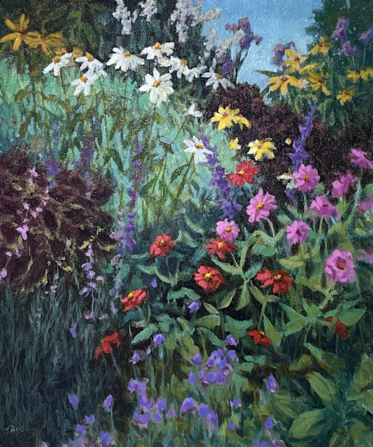 Arlene Daniel-Zinnias