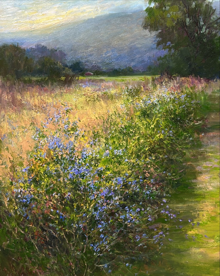 Julia Lesnichy-Bloomng Meadows Near Crozet 24x30