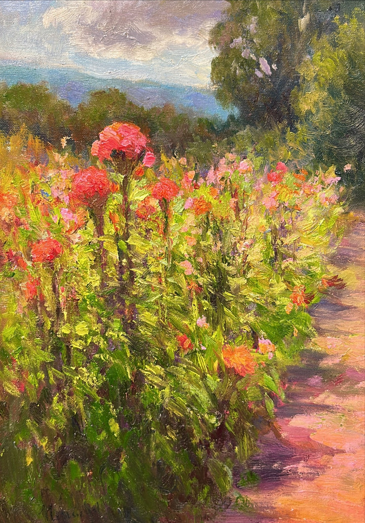 Julia Lesnichy-Flowers At The Farm