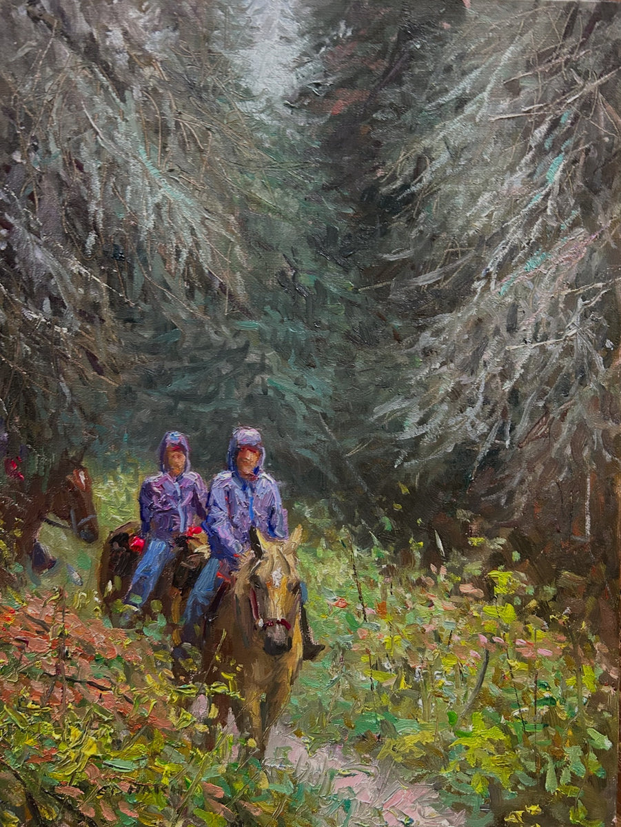 Ed Hatch-Glacier Trail Ride – The Little Gallery - Virginia