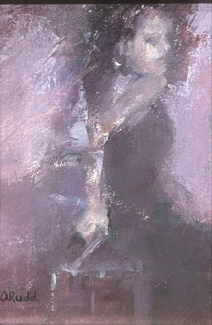 Ann Rudd-Untitled in Aubergine