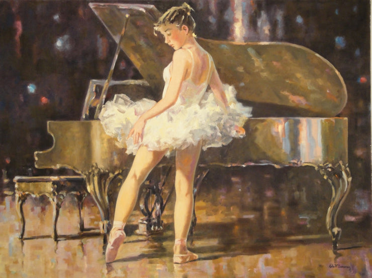 Ballerina on Stage