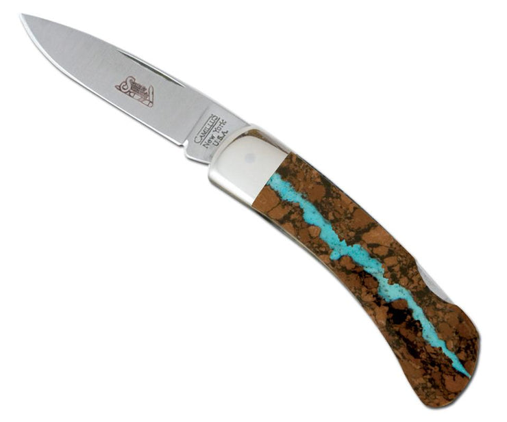 Vein Turquoise Collection - 3" Lockback Knife